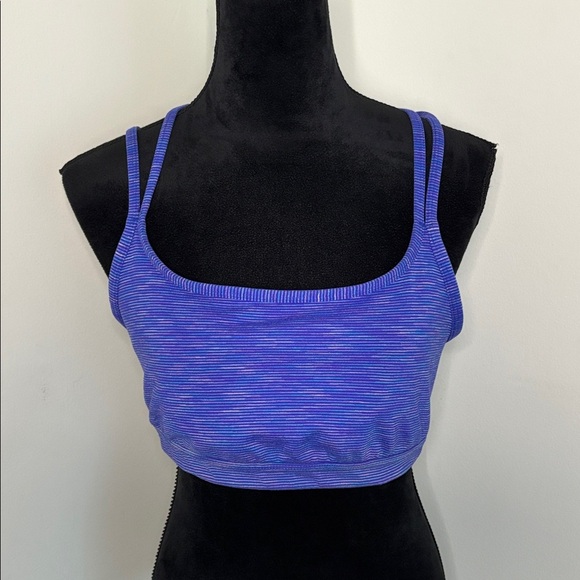 Athleta Women's Blue Strappy Sports Bra Workout Bra Size XL - Picture 9 of 12